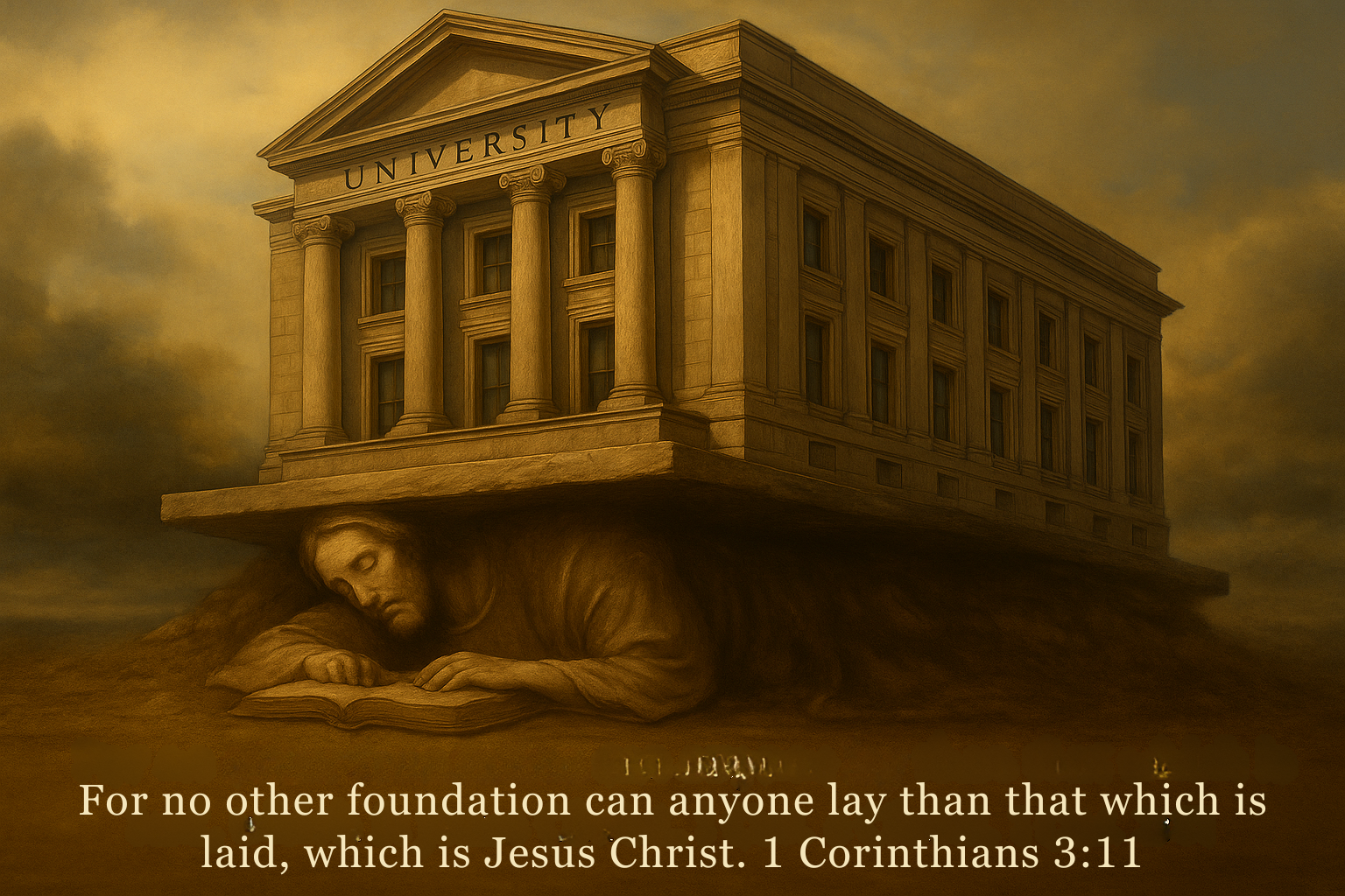 christ-foundation UK university building on Christian foundations, symbolising biblical scholarship and Jesus Christ